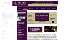 Desktop Screenshot of leadershipconnections.com